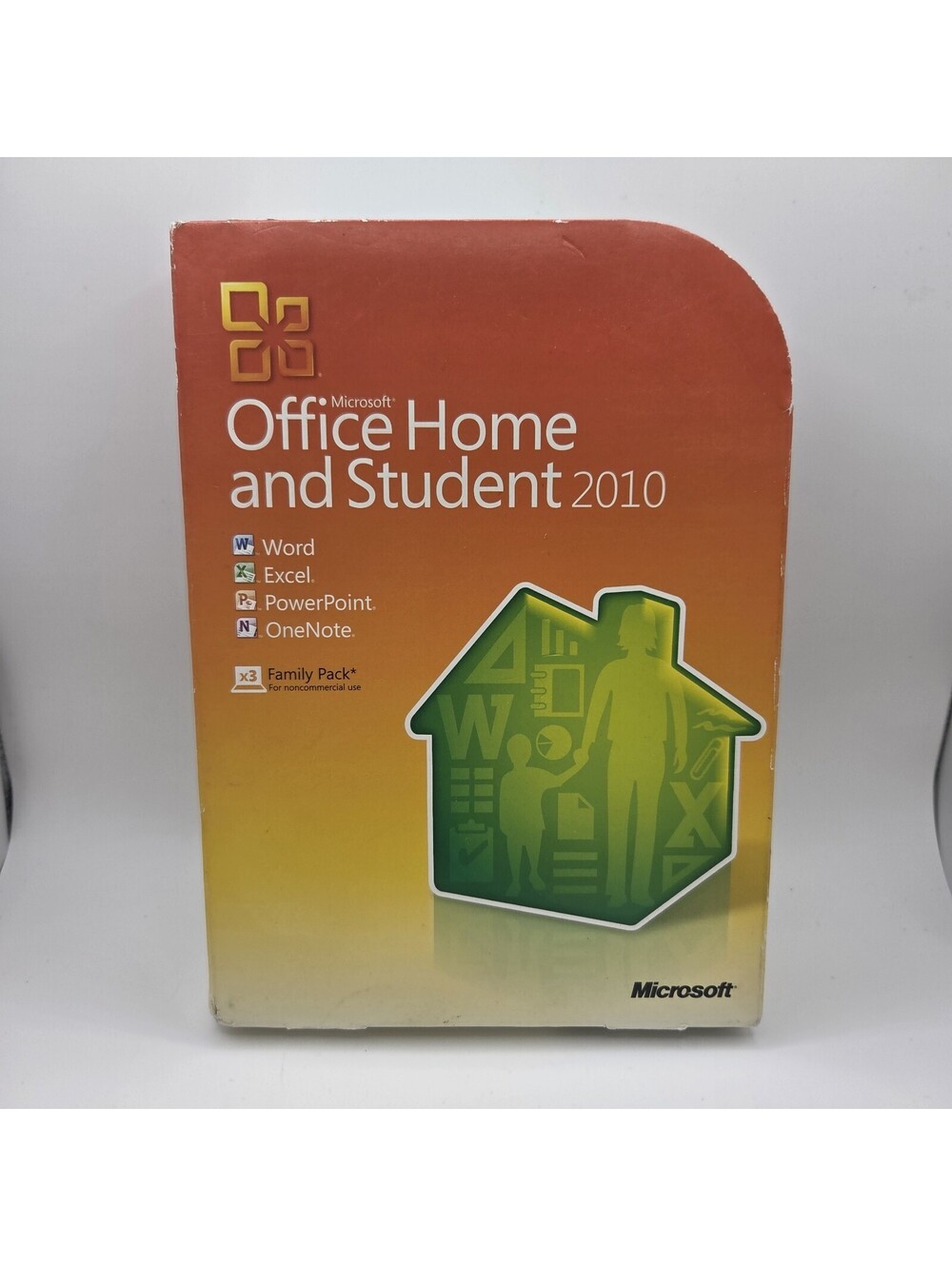 Microsoft Office Home and Student 2010 Family Pack Software for Windows & Key